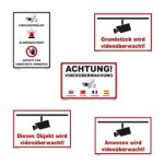 Die Kamera&uuml;berwachung dient zum Schutz des...