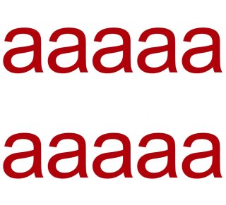 10 wetterfeste Klebebuchstaben – selbstklebend für Außen & Innen: „a“ (3 cm, rot)