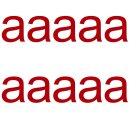 10 wetterfeste Klebebuchstaben – selbstklebend für Außen & Innen: „a“ (11 cm, rot)