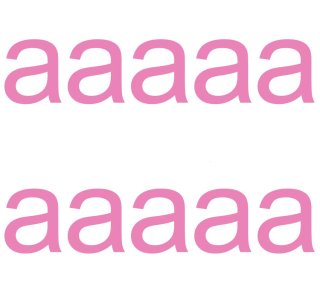 10 wetterfeste Klebebuchstaben – selbstklebend für Außen & Innen: „a“ (14 cm, rosa)