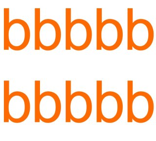 10 wetterfeste Klebebuchstaben – selbstklebend für Außen & Innen: „b“ (14 cm, orange)