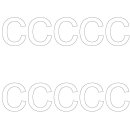 10 wetterfeste Klebebuchstaben – selbstklebend...