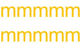 10 wetterfeste Klebebuchstaben – selbstklebend für Außen & Innen: „m“ (4 cm, gelb)