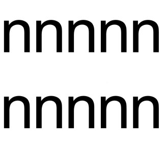 10 wetterfeste Klebebuchstaben – selbstklebend für Außen & Innen: „n“ (5 cm, schwarz)