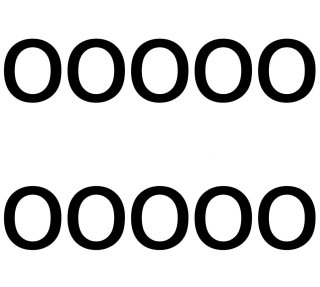 10 wetterfeste Klebebuchstaben – selbstklebend für Außen & Innen: „o“ (1 cm, schwarz)