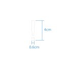 Sonderzeichen selbstklebend (10 Stück) – für Innen- & Außeneinsatz: „!“ (4cm hoch, in weiß)