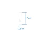 Sonderzeichen selbstklebend (10 Stück) – für Innen- & Außeneinsatz: „!“ (7cm hoch, in weiß)