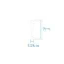 Sonderzeichen selbstklebend (10 Stück) – für Innen- & Außeneinsatz: „!“ (9cm hoch, in weiß)
