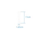 Sonderzeichen selbstklebend (10 Stück) – für Innen- & Außeneinsatz: „!“ (11cm hoch, in weiß)