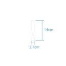 Sonderzeichen selbstklebend (10 Stück) – für Innen- & Außeneinsatz: „!“ (14cm hoch, in weiß)