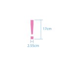 Sonderzeichen selbstklebend (10 Stück) – für Innen- & Außeneinsatz: „!“ (17cm hoch, in silber)