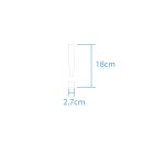 Sonderzeichen selbstklebend (10 Stück) – für Innen- & Außeneinsatz: „!“ (18cm hoch, in weiß)