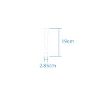 Sonderzeichen selbstklebend (10 Stück) – für Innen- & Außeneinsatz: „!“ (19cm hoch, in weiß)