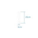 Sonderzeichen selbstklebend (10 Stück) – für Innen- & Außeneinsatz: „!“ (20cm hoch, in weiß)