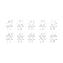 Sonderzeichen selbstklebend (10 Stück) –...