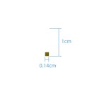 Sonderzeichen selbstklebend (10 Stück) – für Innen- & Außeneinsatz: „.“ (1cm hoch, in rosa)