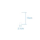Sonderzeichen selbstklebend (10 Stück) – für Innen- & Außeneinsatz: „.“ (15cm hoch, in weiß)