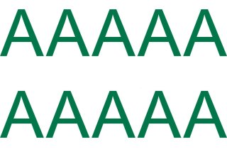 10 wetterfeste Klebebuchstaben groß – selbstklebend für Außen & Innen: „A“ (2 cm, grün)