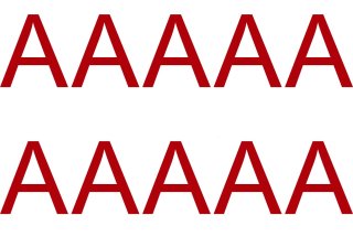 10 wetterfeste Klebebuchstaben groß – selbstklebend für Außen & Innen: „A“ (4 cm, rot)