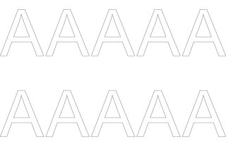 10 wetterfeste Klebebuchstaben groß – selbstklebend für Außen & Innen: „A“ (8 cm, weiß)