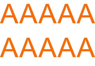 10 wetterfeste Klebebuchstaben groß – selbstklebend für Außen & Innen: „A“ (9 cm, orange)