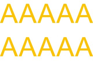 10 wetterfeste Klebebuchstaben groß – selbstklebend für Außen & Innen: „A“ (19 cm, gelb)