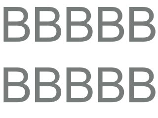 10 wetterfeste Klebebuchstaben groß – selbstklebend für Außen & Innen: „B“ (10 cm, grau)