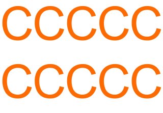 10 wetterfeste Klebebuchstaben groß – selbstklebend für Außen & Innen: „C“ (1 cm, orange)