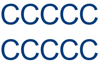 10 wetterfeste Klebebuchstaben groß – selbstklebend für Außen & Innen: „C“ (7 cm, blau)