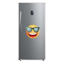 Smile Aufkleber – Lächelndes Gesicht mit Sonnenbrille, wetterfest