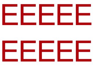 10 wetterfeste Klebebuchstaben groß – selbstklebend für Außen & Innen: „E“ (10 cm, rot)