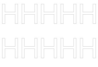 10 wetterfeste Klebebuchstaben groß – selbstklebend für Außen & Innen: „H“ (3 cm, weiß)