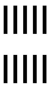 10 wetterfeste Klebebuchstaben groß – selbstklebend für Außen & Innen: „I“ (4 cm, schwarz)