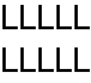 10 wetterfeste Klebebuchstaben groß – selbstklebend für Außen & Innen: „L“ (4 cm, schwarz)