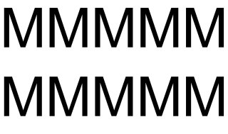 10 wetterfeste Klebebuchstaben groß – selbstklebend für Außen & Innen: „M“ (4 cm, schwarz)