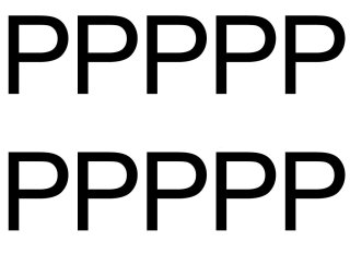 10 wetterfeste Klebebuchstaben groß – selbstklebend für Außen & Innen: „P“ (6 cm, schwarz)