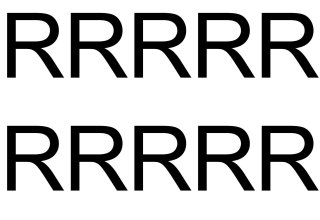 10 wetterfeste Klebebuchstaben groß – selbstklebend für Außen & Innen: „R“ (15 cm, schwarz)