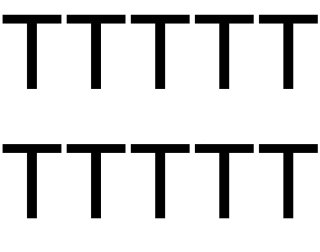 10 wetterfeste Klebebuchstaben groß – selbstklebend für Außen & Innen: „T“ (15 cm, schwarz)