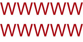 10 wetterfeste Klebebuchstaben groß – selbstklebend für Außen & Innen: „W“ (5 cm, rot)