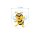Aufkleber lustige Honig Biene 3,3 cm rund Sticker selbstklebend Autoaufkleber