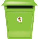 Setangebote Aufkleber – Lustige Honig Biene Sticker rund, wetterfest (54 Stück)