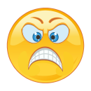 Böse Wütend Aufkleber – Wetterfester...