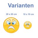Böse Wütend Aufkleber – Wetterfester...