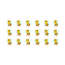 Setangebote Aufkleber – Lustige Biene rund,...
