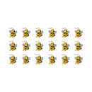 Setangebote Aufkleber – runde lachende Biene...