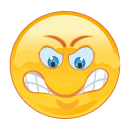 Sauer Gerunzelte Stirn Aufkleber – Wetterfester...