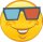 Aufkleber lustig grinsen mit 3D-Brille wetterfest Autoaufkleber Wohnmobil für Helm 10 x 10 cm