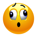 Überrascht mit verdrehten Augen – Smile Aufkleber für jede Oberfläche