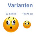 Überrascht mit verdrehten Augen – Smile Aufkleber für jede Oberfläche
