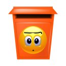 Erstaunter Gesichtsausdruck Aufkleber – Wetterfest und Vielseitig (10 x 10 cm)